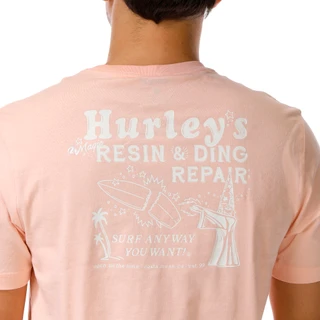 Thumbnail 3: Hurley Men's Short Sleeve Surf Anway Graphic Tee 