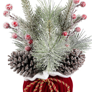 Thumbnail 3: FLORA BUNDA 12.5" Christmas Tree in Gift Bag 