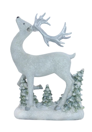 Thumbnail 2: Magical Season 13" LED Woodland Deer Tree 