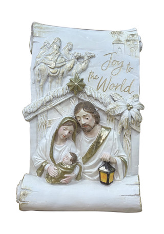 Thumbnail 1: Magical Season 11.25" Polyresin Nativity Decoration 