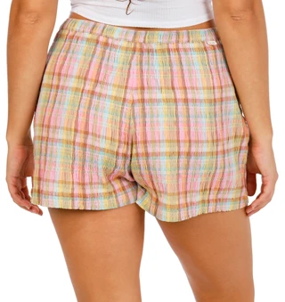 Thumbnail 2: BILLABONG Juniors Sweet Check Woven Shorts 