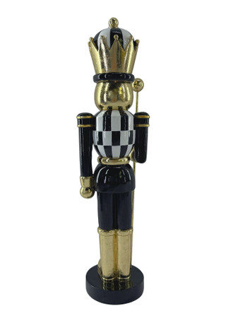 Thumbnail 2: Magical Season 15" Resin Checkerboard Nutcracker 