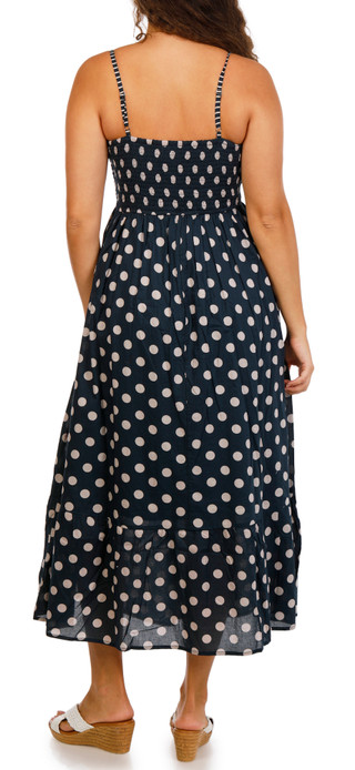 Thumbnail 2: JAPNA Juniors Sleeveless Tie Center-Front Midi Dress 