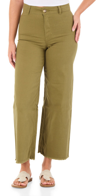 Thumbnail 1: BILLABONG Juniors' High-Waist Twill Pants 