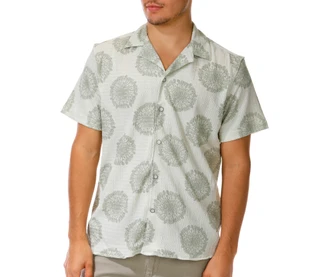 Thumbnail 1: Ike Behar Men's Short Sleeve Button Down Shirt 