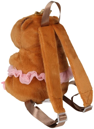 Thumbnail 2: Carried Away by Stepping Stones Girls Plush Capybara Ballerina Backpack 