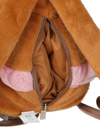 Thumbnail 3: Carried Away by Stepping Stones Girls Plush Capybara Ballerina Backpack 