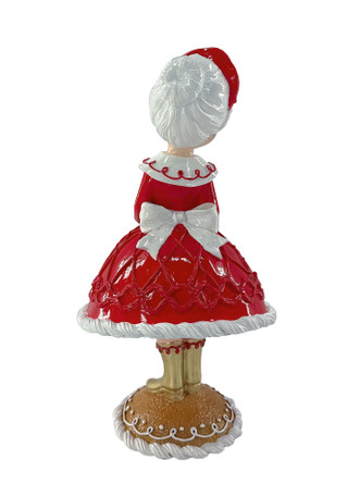 Thumbnail 2: Magical Season 12" Resin Mrs. Claus with Gifts 