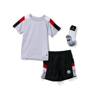 Thumbnail 1: Body Glove Little Boys 3 Pc Performance Shirt & Shorts Set 
