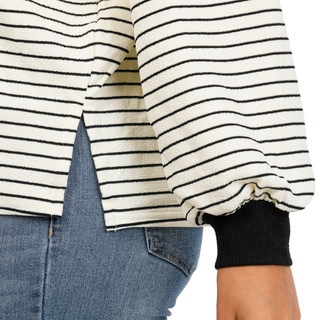 Thumbnail 3: J.O.A Juniors Long Sleeve Split Neck Top 