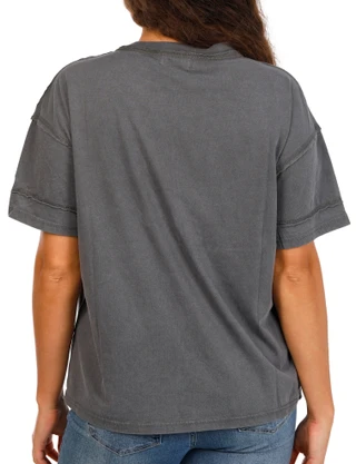 Thumbnail 3: Vintage threadz Juniors Oversized Tee 