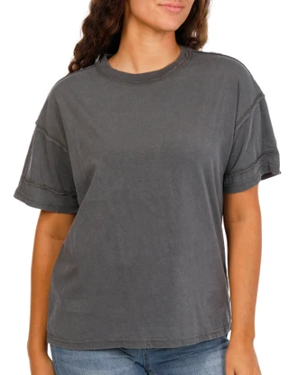 Thumbnail 1: Vintage threadz Juniors Oversized Tee 