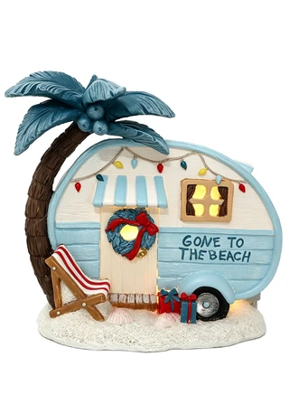 Thumbnail 1: Magical Season 8" LED Resin Coastal RV Decoration 