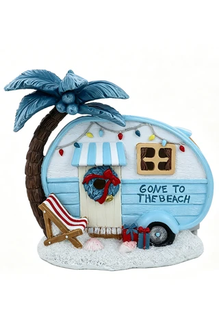 Thumbnail 3: Magical Season 8" LED Resin Coastal RV Decoration 