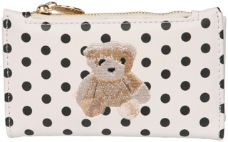 Thumbnail 1: BCBGeneration Bifold Teddy Bear Polka Dot Wallet 