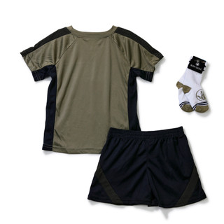 Thumbnail 2: Body Glove Little Boys 3 Pc Performance Shirt & Shorts Set 