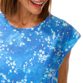 Thumbnail 2: Democracy Women's Cap Sleeve Print Top 
