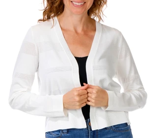 Thumbnail 1: RIO & RIAN Women's Novelty Stitch Cardigan 