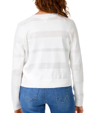 Thumbnail 3: RIO & RIAN Women's Novelty Stitch Cardigan 