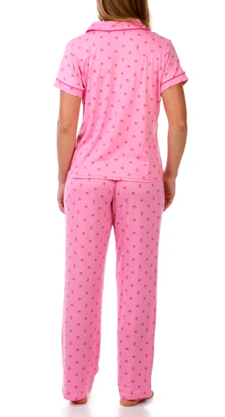 Thumbnail 2: Juicy Couture Women's Wide Leg Jersey Pajama Set 