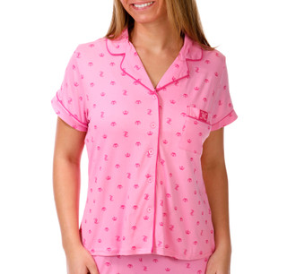 Thumbnail 4: Juicy Couture Women's Wide Leg Jersey Pajama Set 