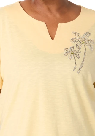 Thumbnail 6: Coral Bay Women's Fish and Friends Bling Tee 