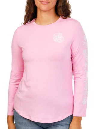 Thumbnail 1: REEL LEGENDS Juniors Super Soft Performance Long Sleeve Tee 