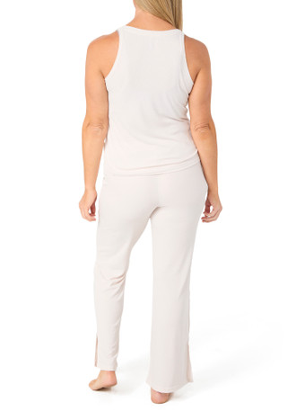 Thumbnail 2: Danskin Women's Henley Tank and Pant Sleep Set 