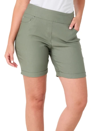 Thumbnail 3: FIT SIGHT Petite 5-Pocket Shorts 