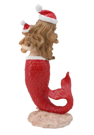 Thumbnail 2: Magical Season 12" Polyresin Mermaid Gingerbread Decoration 