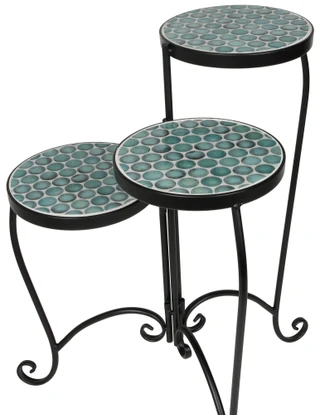 Thumbnail 2: PORT TO PORT 3 Tier Plant Stand Outdoor Decor 
