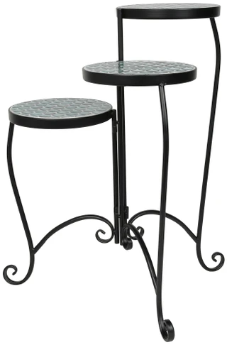 Thumbnail 1: PORT TO PORT 3 Tier Plant Stand Outdoor Decor 