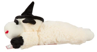Thumbnail 2: Multipet 11 in Halloween Lamp Chop Witch Dog Toy 