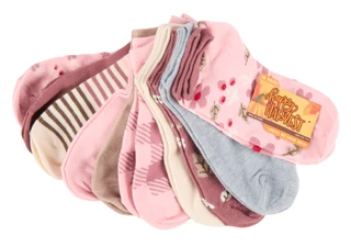 Thumbnail 1: Majesty Brands Women's 10 Pr Assorted Print No Show Socks 