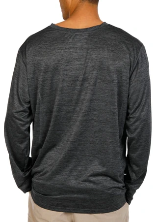 Thumbnail 3: Mossy Oak Men's Long Sleeve Fish Graphic Tee 