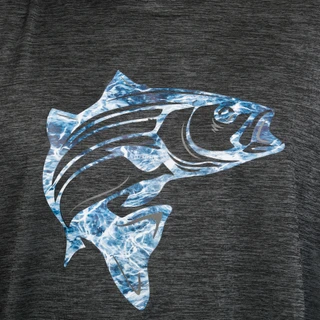 Thumbnail 4: Mossy Oak Men's Long Sleeve Fish Graphic Tee 