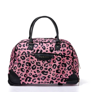 Thumbnail 1: Juicy Couture Libra Leopard Rolling Duffel Bag 