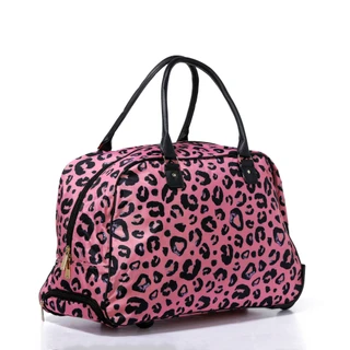 Thumbnail 3: Juicy Couture Libra Leopard Rolling Duffel Bag 