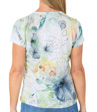 Thumbnail 2: Milano Women's Sequin V-Neck Top 