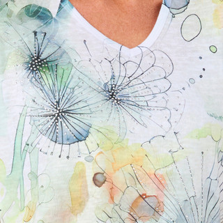 Thumbnail 3: Milano Women's Sequin V-Neck Top 