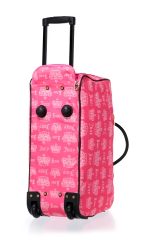 Thumbnail 5: Juicy Couture Hot Pink Printed Rolling Duffle Bag 