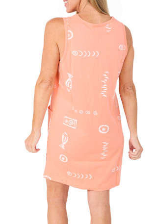 Thumbnail 2: In Gear Women's Printed V-Neck Tank Dress  