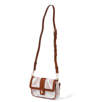 Thumbnail 2: TOMMY BAHAMA Tropical Leaf Print Flap Crossbody Bag 
