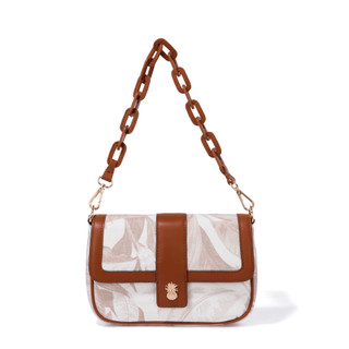 Thumbnail 1: TOMMY BAHAMA Tropical Leaf Print Flap Crossbody Bag 