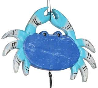 Thumbnail 3: JD YEATTS Blue Crab Windchime 