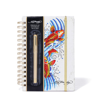 Thumbnail 1: Ed Hardy Premium A5 Notebook w/ Pen 