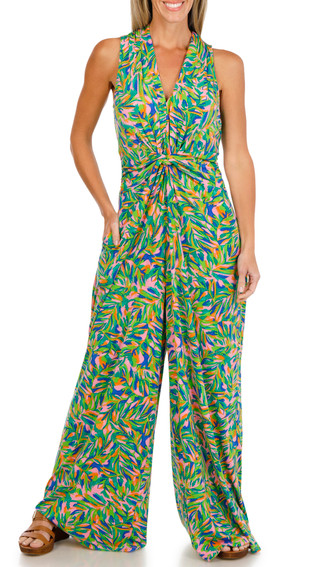 Thumbnail 1: Vince Camuto Women's Sleeveless Halter Twist Jumpsuit 