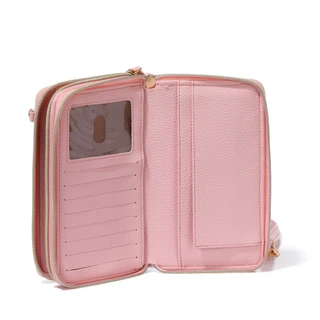 Thumbnail 2: BUXTON Ultimate Organizer Double Zip Crossbody Wallet 