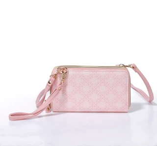 Thumbnail 1: BUXTON Ultimate Organizer Double Zip Crossbody Wallet 