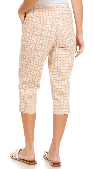 Thumbnail 2: Coral Bay Petite Print Capris 
